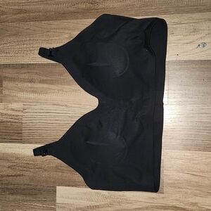 HOTFISH Black Nursing Wireless Bra Size XL Washed But Never Worn!